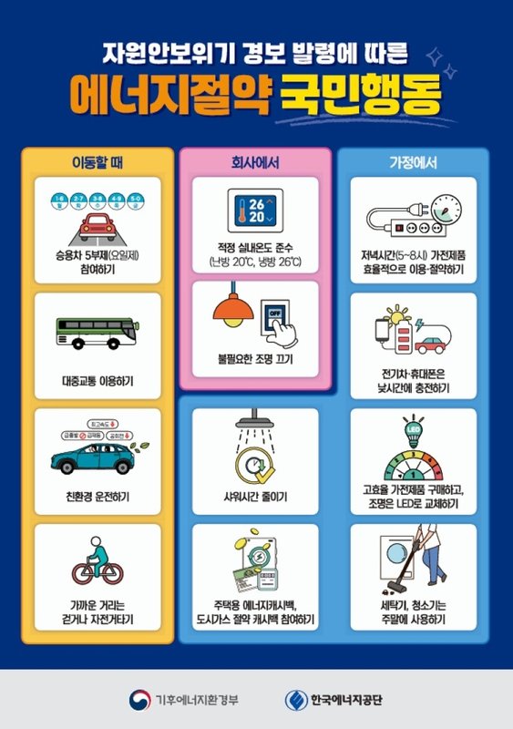 전남도, 중동발 에너지 위기 대응 ‘생활 절약 캠페인’