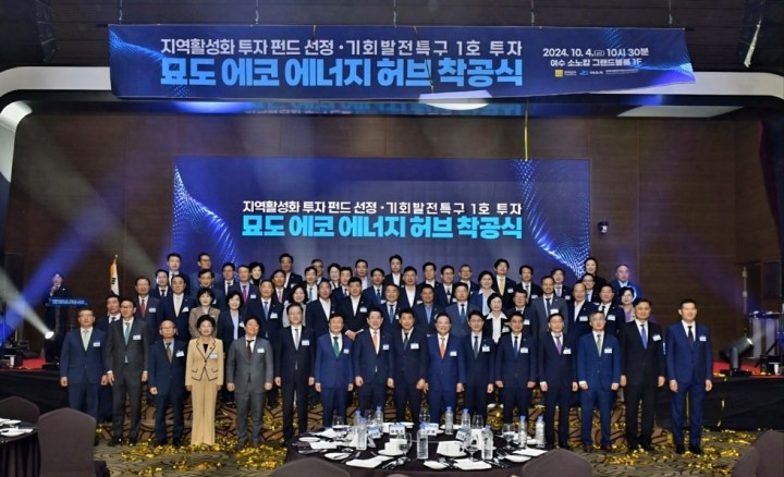 여수시 묘도 친환경(에코) 에너지 중심지(허브) 사업 ‘첫 삽’ 뜬다
