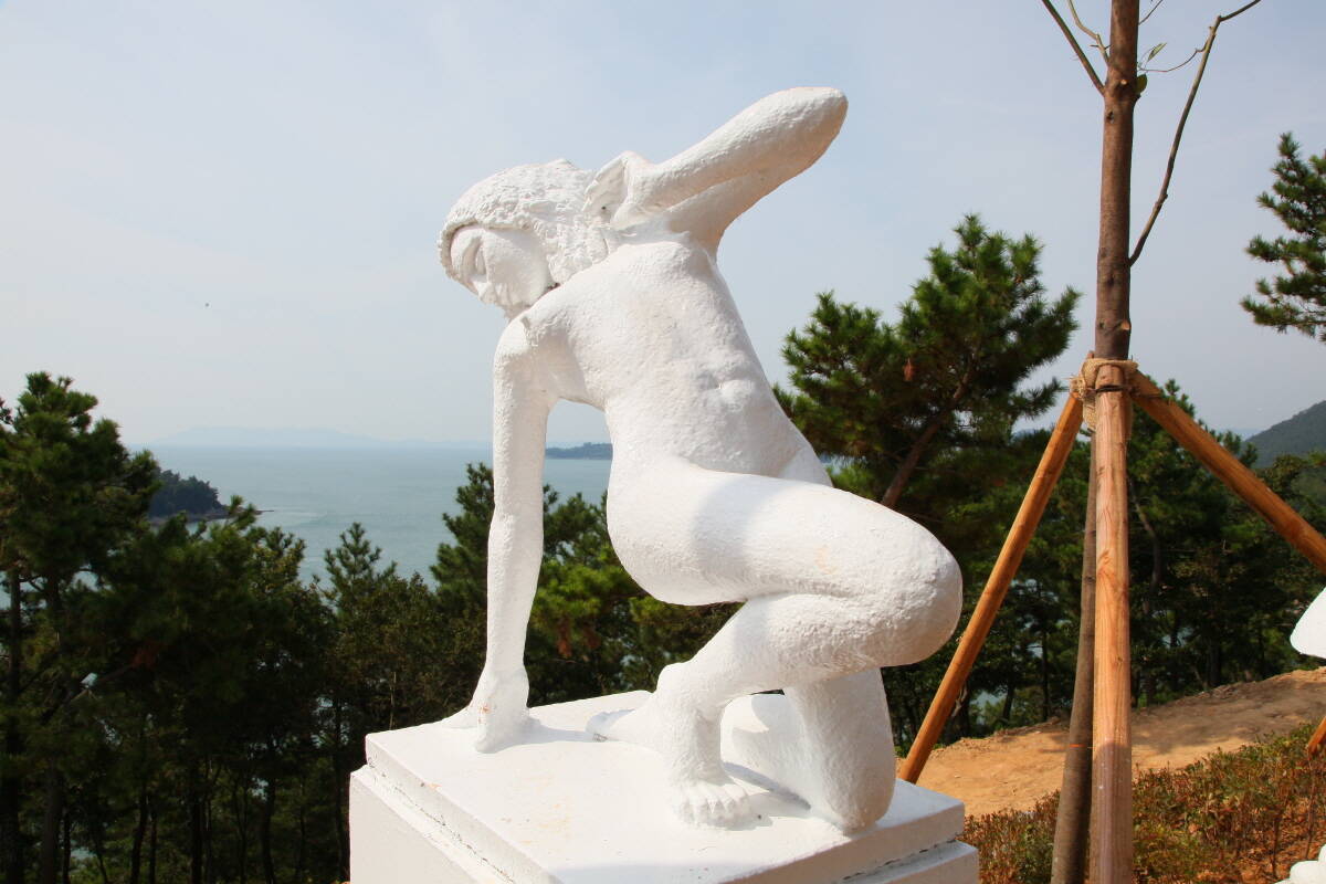 야외 조각전(백야도..